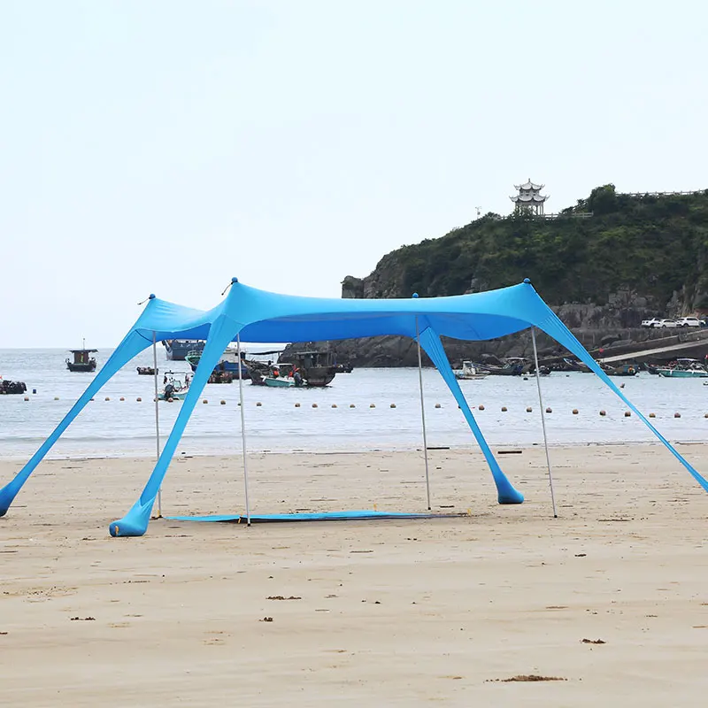 

Portable Polyester Beach Tent Lightweight Shade Canopy for Outdoor