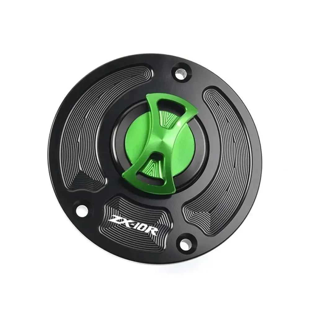 Keyless Motorcycle Fuel Gas Tank cap Cover For Kawasaki Ninja ZX-10R 2006-2020 2010 2014 2015 2016 2017 2018 2019 ZX10R ZX 10R
