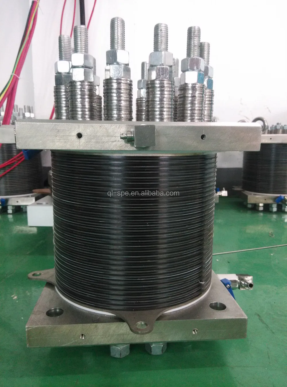 Pilha de célula de eletrólise PEM de placa bipolar para eletrólise de hidrogênio e água com CE