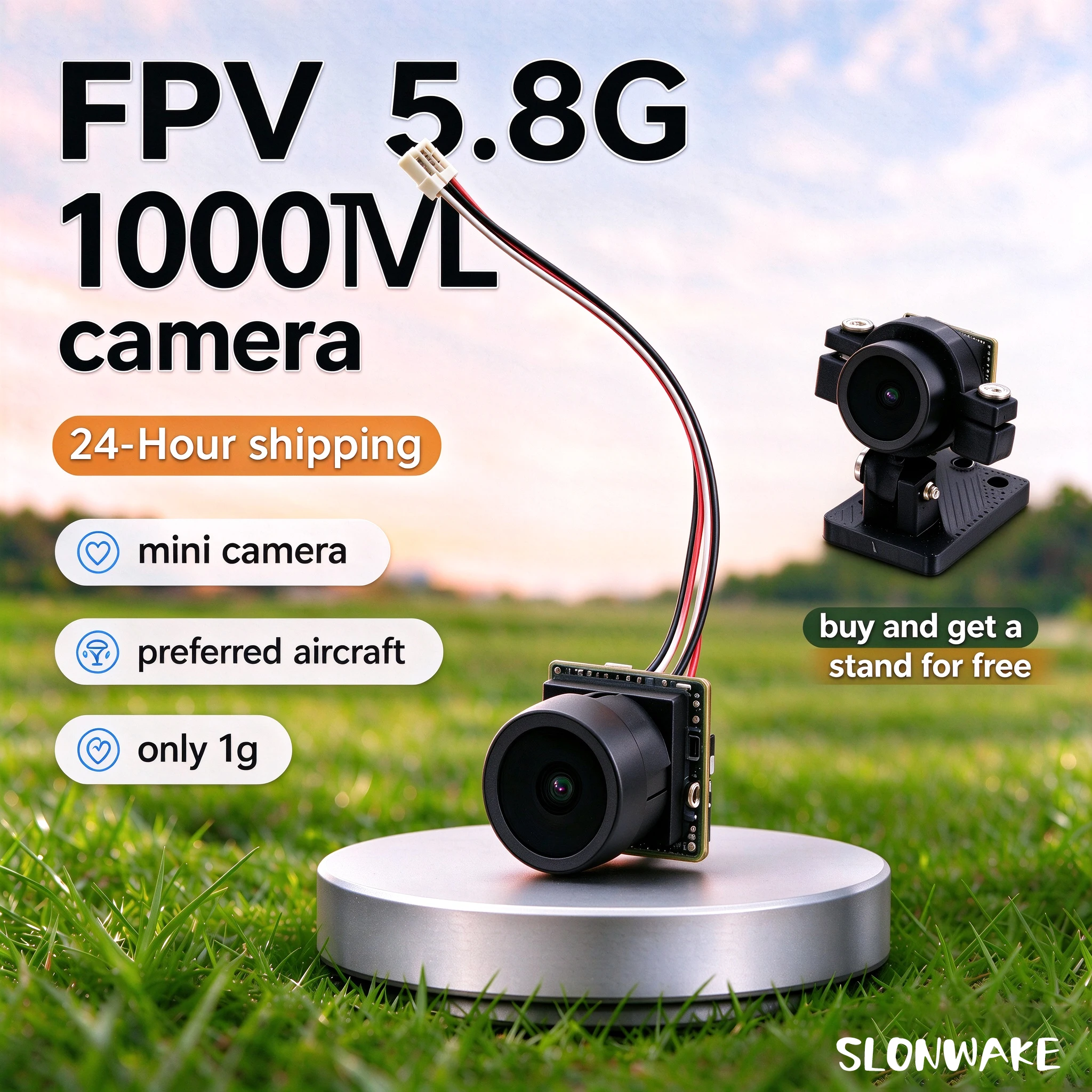 slonwake-ultra-leve-apenas-1g-camera-fpv-mini-de-58g-cmos-1000tvl-aio-168-°-camera-fpv-de-10mm-para-drone-quadricoptero-freestyle