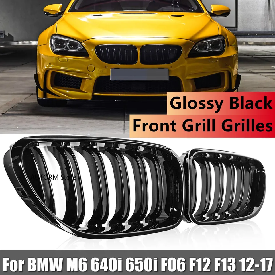 Front Kidney Grille Hood Grills For BMW 6 series F06 F12 F13 M6