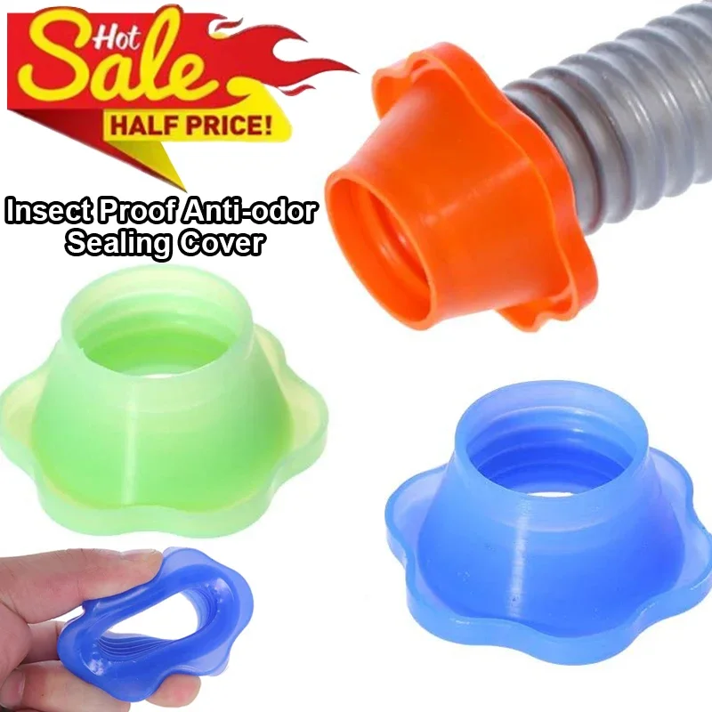 

Silicone Sealing Plug Sewer Pipe O-ring Washer deodorant Pest Control Pool floor drain cover bathroom Kitchen Pipeline fittings