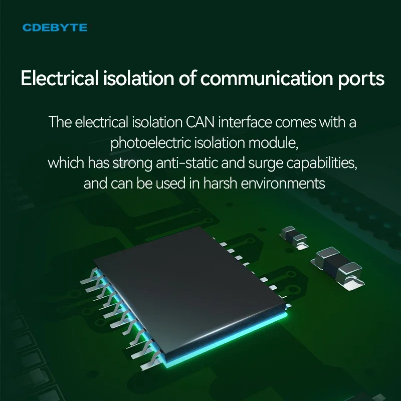 Imagem -05 - Conversor de Protocolo Can para Serial Can para Rs422 Rs485 Rs232 Modbus Rtu Módulo de Comunicação Conversor de Interface de Terminal Completo