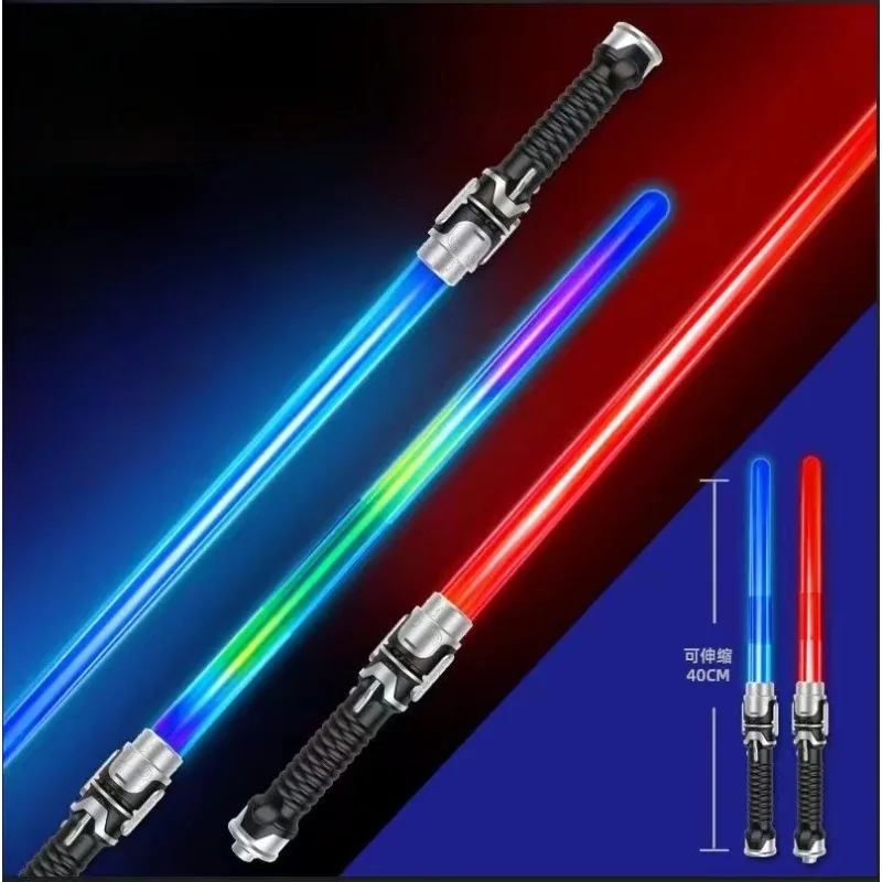 

SW Retractable Laser Sword Simulation Glowing Toy Halloween Party Masquerade Costume Prop Cosplay Accessories