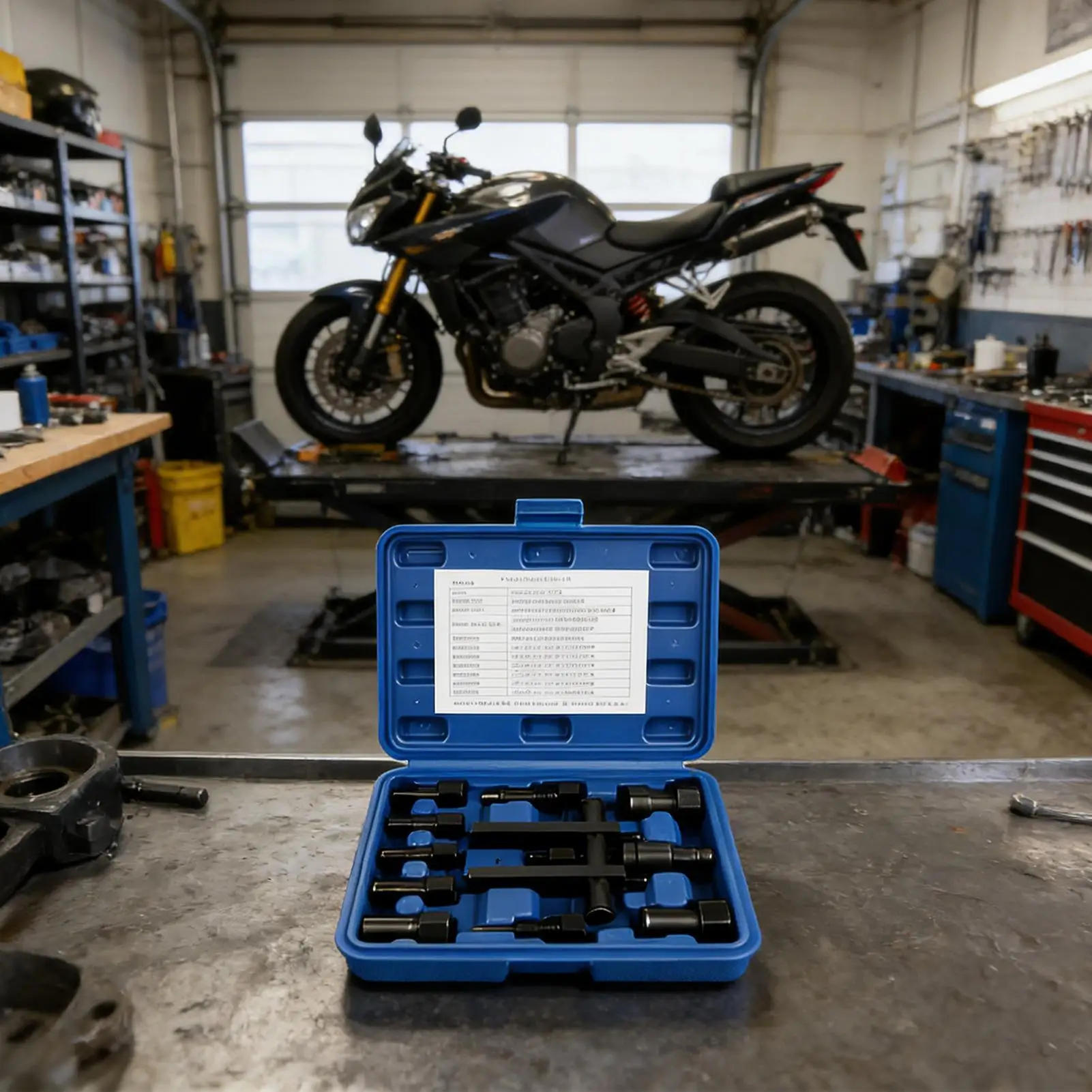 

Набор съемников подшипников колес с нескользящей рукояткой, усиленный, с кейсом, для слепых отверстий, для энтузиастов и профессионалов