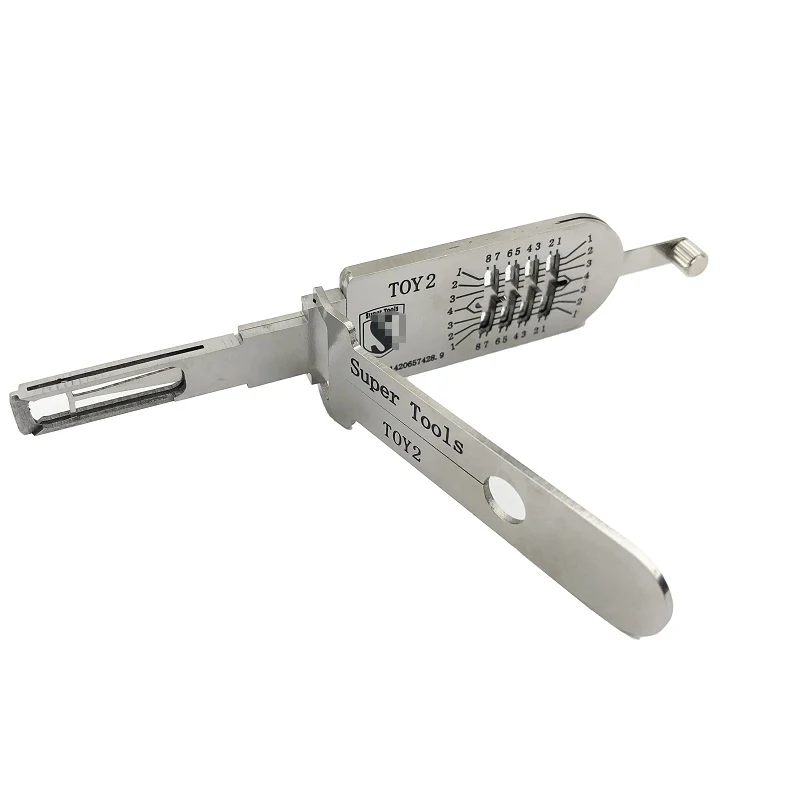 New Stely TOY2 Lishi 2in1 Decoder Super Tools For hollow out Lock Pick Tool For New Toyota