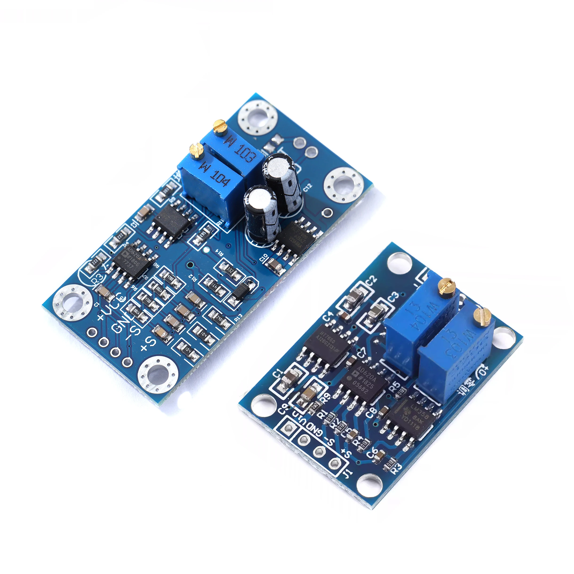 AD620 Microvolt MV Voltage Amplifier Signal Instrumentation Module Board 3-12VDC New Arrival