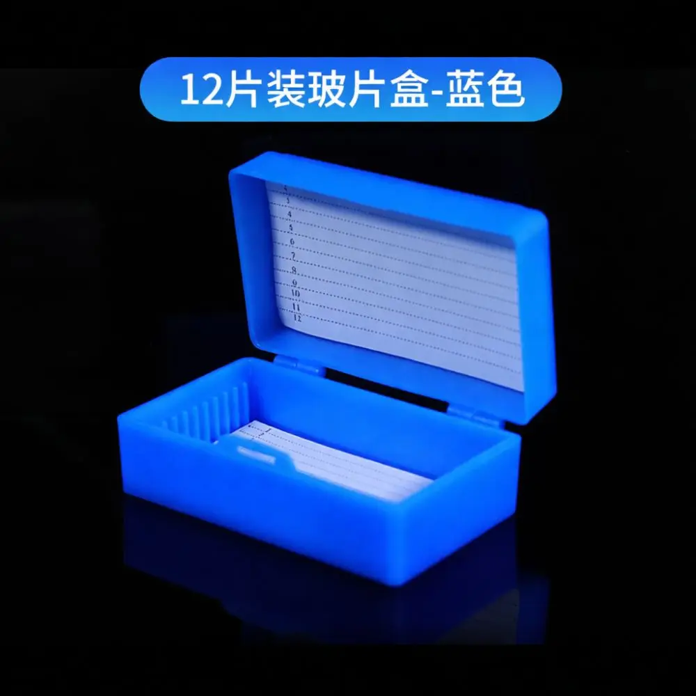 Microscope Slide Storage Container Box Laboratory Pathology Specimen Organizer Case Secure Buckle For Biological Science Researc