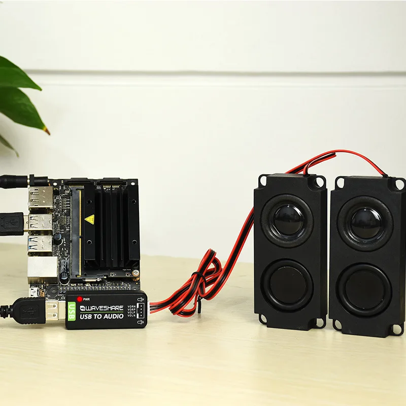 USB إلى وحدة الصوت بطاقة الصوت بدون محرك لمحول الصوت الخارجي Raspberry Pi Jetson Nano