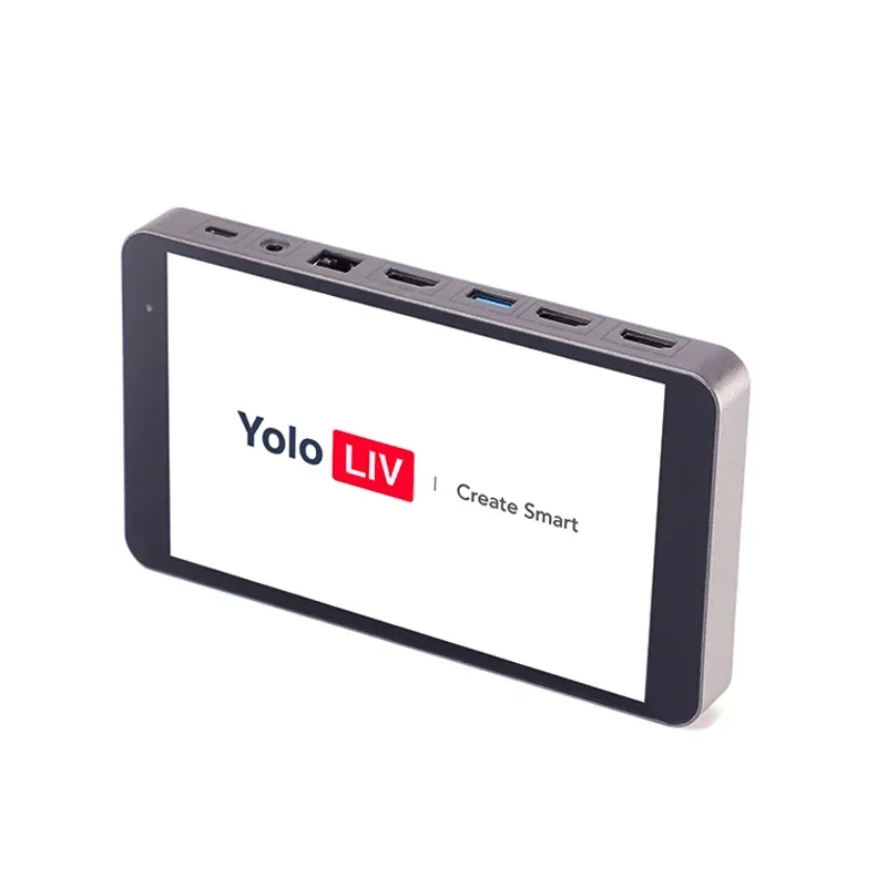 2026 Premium Yolo Box Broadcast live streaming box with 7 inch touch- screen can share to Youtube, Facebook