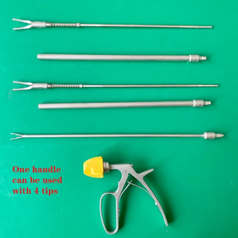 

New type Endoscopic clip applier one handle can be used with Hemolok Clip Applicator and Titanium clip applier