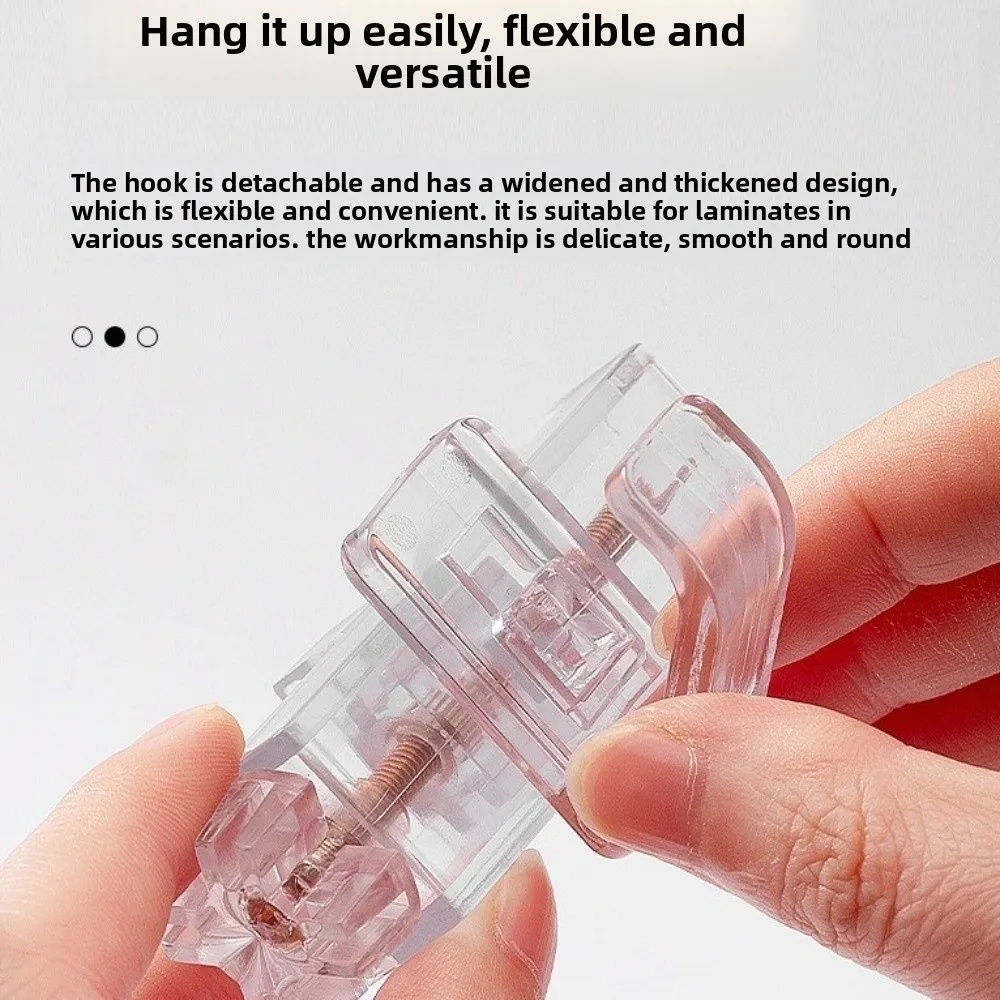 Gifts Detachable Desk Hooks Horizontal and Vertical Dual-use Multi-purpose Kitchen Knob Hook Knob Headphone and Bag Hooks