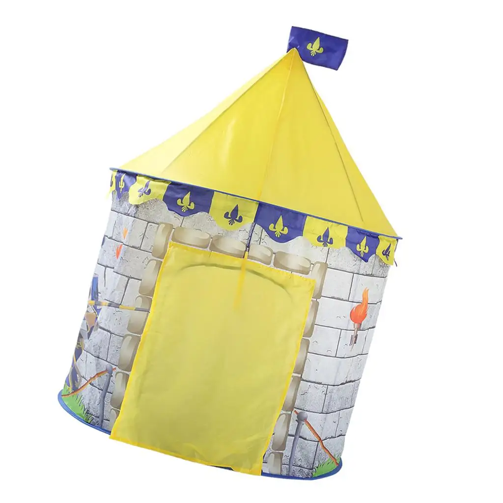 Foldable Knight Themed Tent Playhouse for , 39inch x 39inch x 53inch