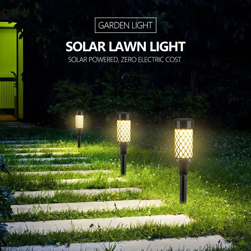 Solar Lights Outdoor Waterproof High Lumen Solar Garden Lamp Sun Led Lights for Sidewalk Yard Patio Landscape Walkway Lawn Decor