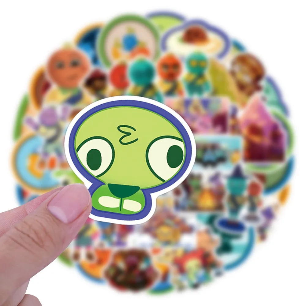 50PCS new stickers "Peak" funny mountain climbing game cartoon scooter guitar water cup cartoon graffiti stickers holiday gift