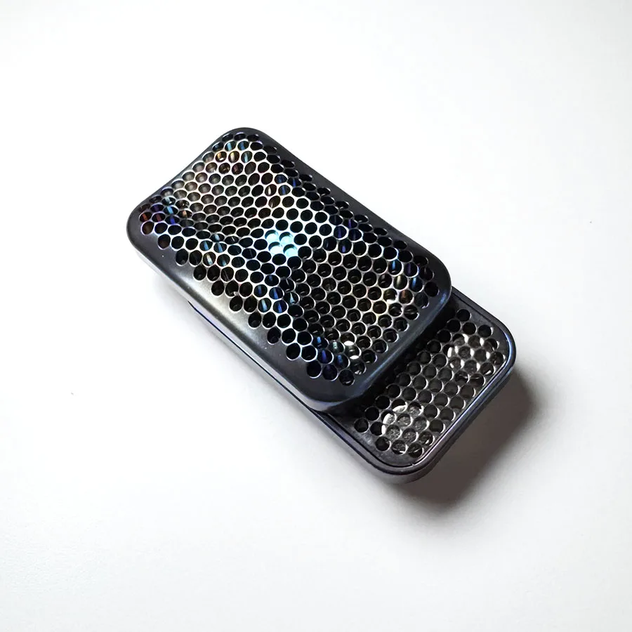 슬라이드조이EDCSkellyVerkk 티타늄 합금 베이크드 코랄 할로우 코랄 마그네틱 무제한 위치 핑거팁 푸시 카드 스트레스 해소 장난감