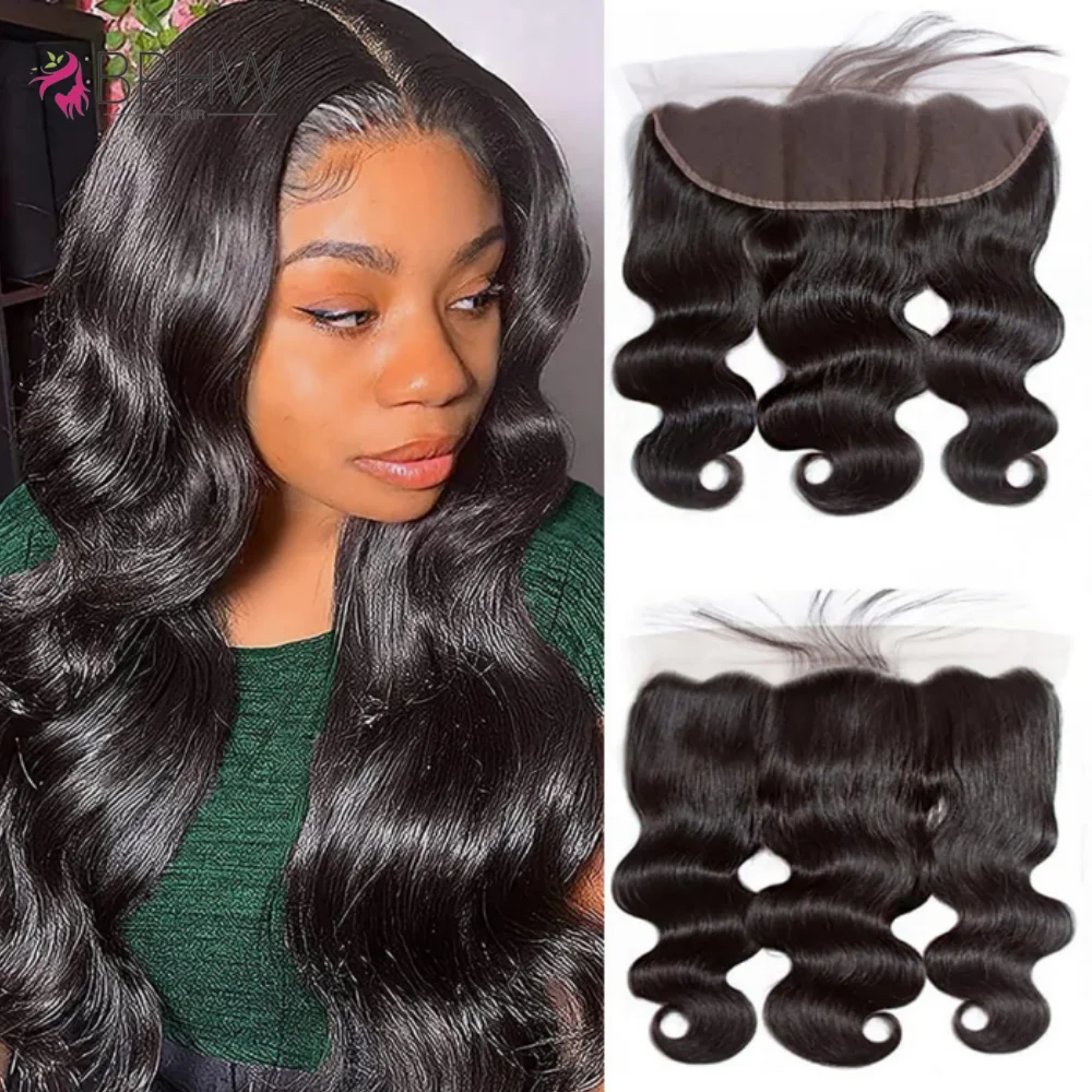 

Ear to Ear 13x4 Lace Frontal Body Wave 4x4 Closure Only Body Wave Pre Plucked Swiss Transparent 100% Remy Human Hair BPHW Hair