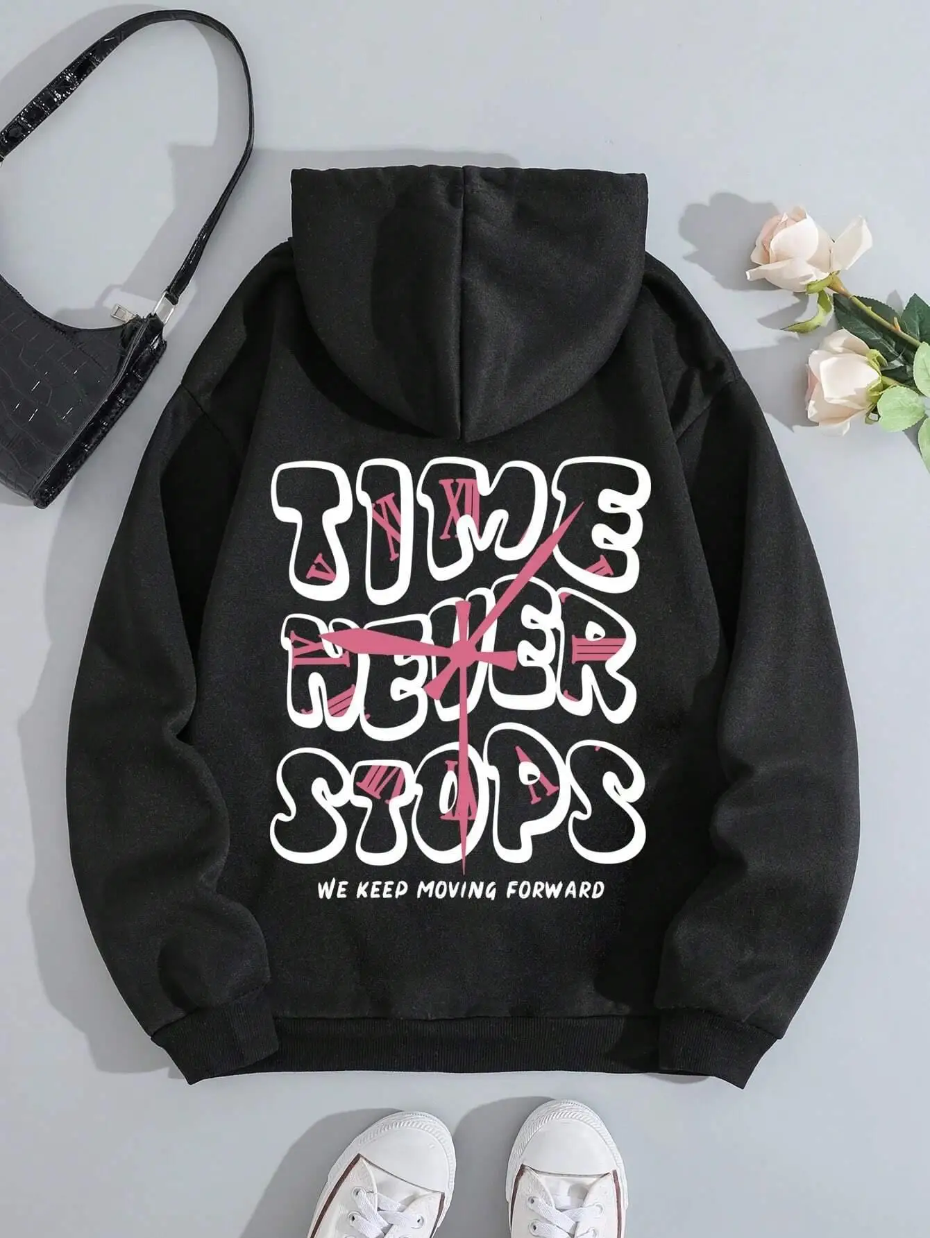 Street Casual Female Hoody Harajuku S-XXL Sweatshirts Fashion O-Neck Comfortable Quality Hooded Autumn Warm Streetwear Women