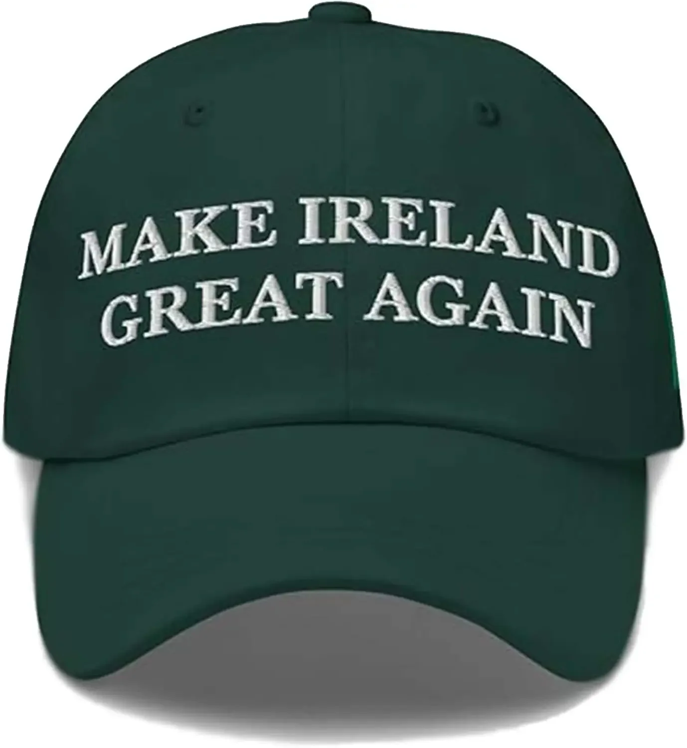 قبعة Make Ireland Great Again قبعات مطرزة بعلم أيرلندي قبعات MIGA قابلة للتعديل للأب مستوحاة من McGregor باللون الأبيض والأخضر #3