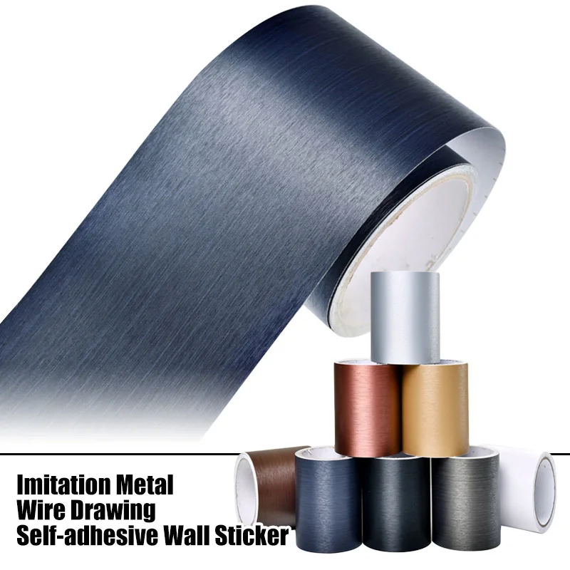 Waterproof Self-Adhesive Baseboard Wall Sticker Waistline Baseboard Wall Trim Line Corner Protector Decor Border Wall Edge