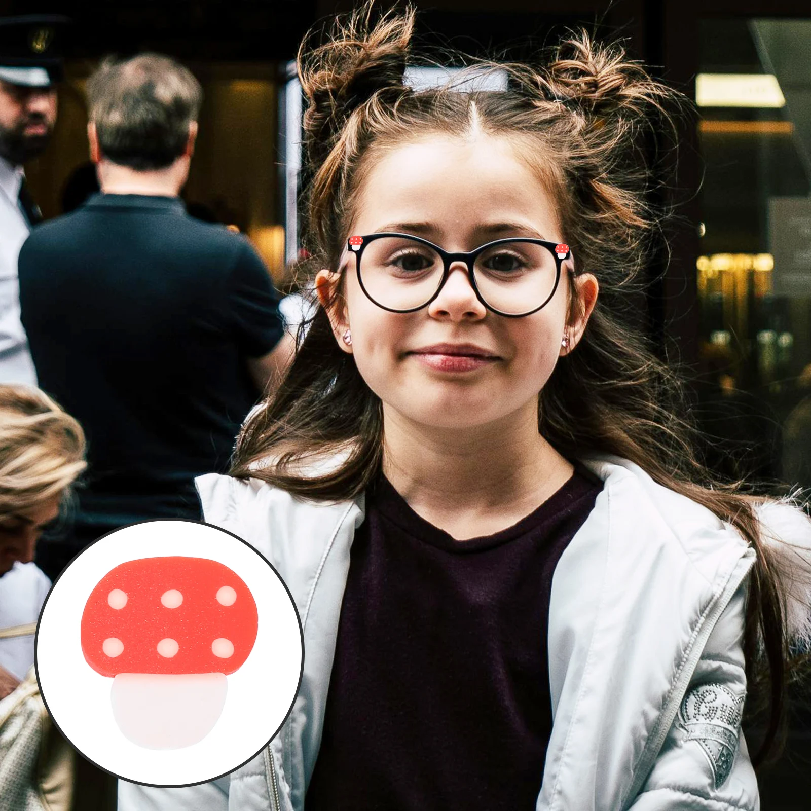 

100 Pcs Soft Ceramic Mushroom Accessories Clay Bead Charms Tiny Mushrooms for Beads