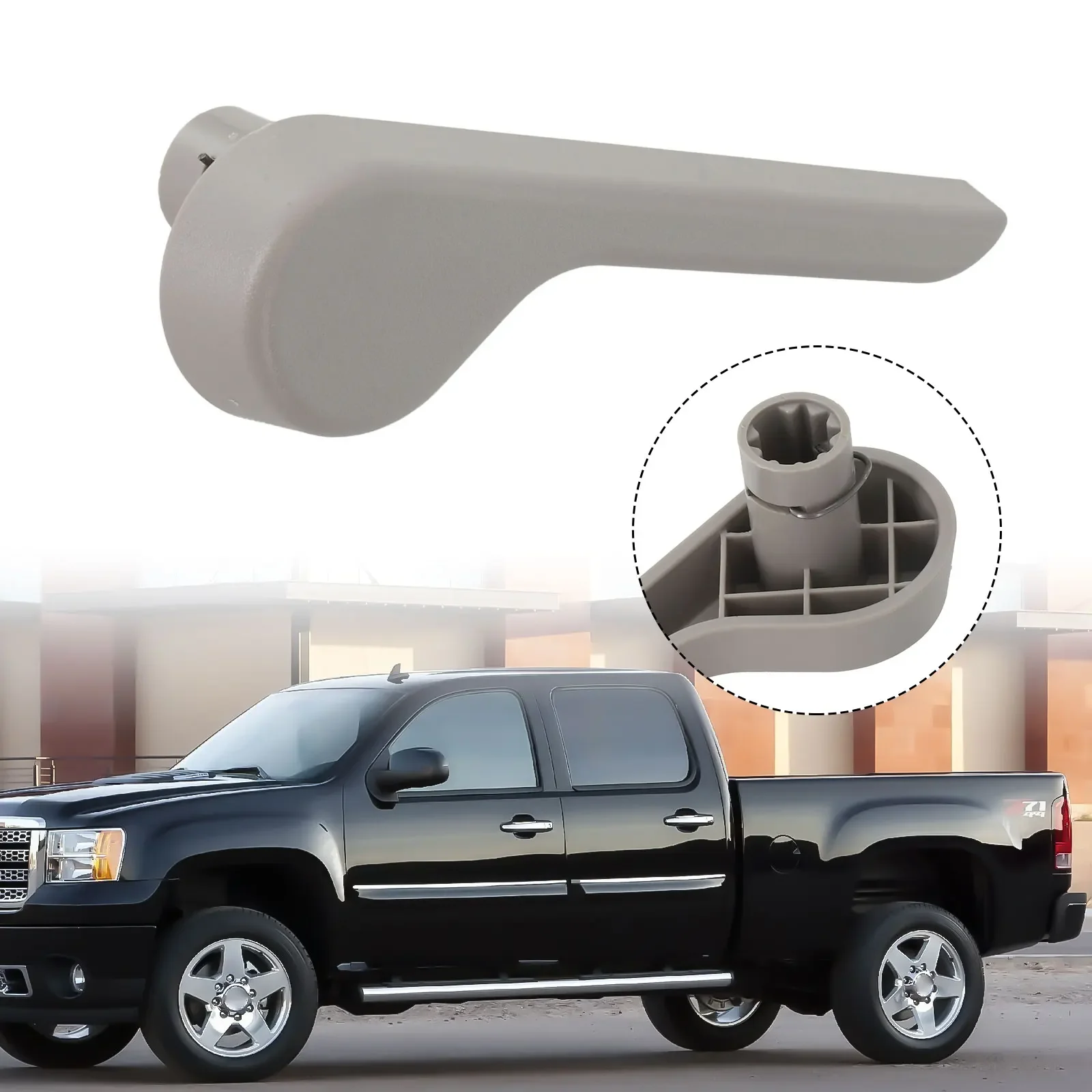 

Direct Replacement Recliner Lever HANDLE for Chevrolet For GMC For Cadilllac LH Rear Seats Gray Color Part 15279415
