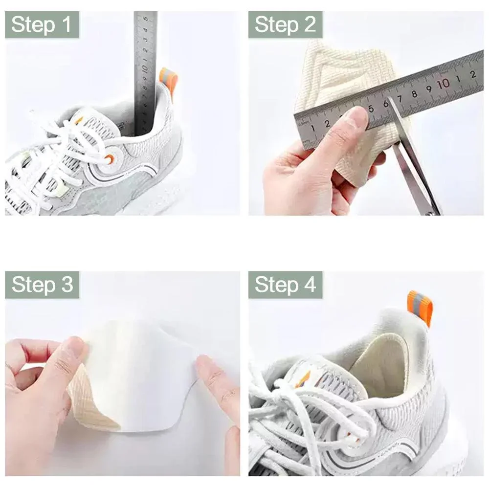 Coussinets de talon réglables pour chaussures de sport, semelle intérieure Anti-usure, Inserts de Support de pied confortables, autocollants arrière
