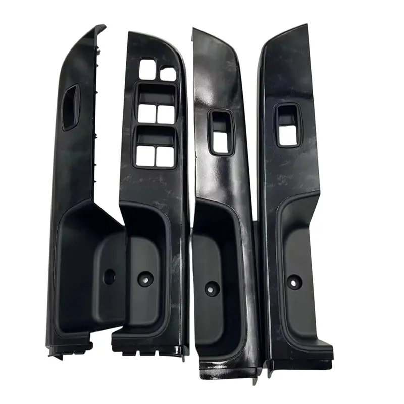 AASS-For Nissan Patrol Y61 05- 23 Interior Wooden Window Switch Panel Armrest Button Cover 4Pcs/Set 742320K620 74232-0K620 A