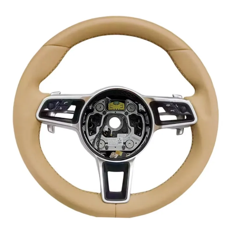 Multi Button Full Leather Sport Steering Wheel Fit    Boxter 718 911 958 970 991 Mod Parts view 2