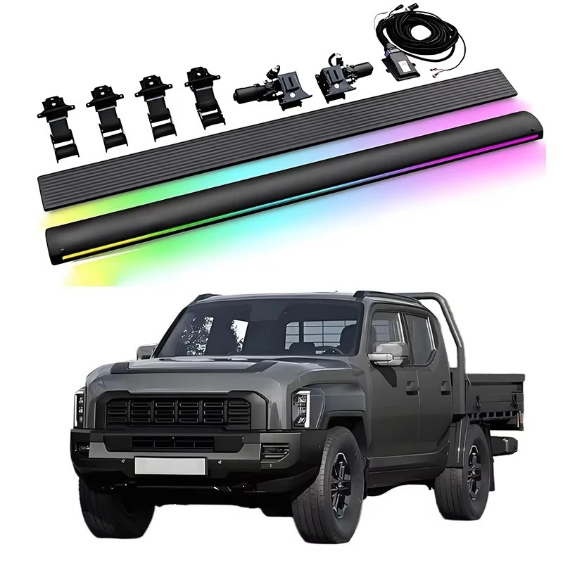 

Automatic Electric Power Neon LED Light Side Step Running Board for Tasman 2025+