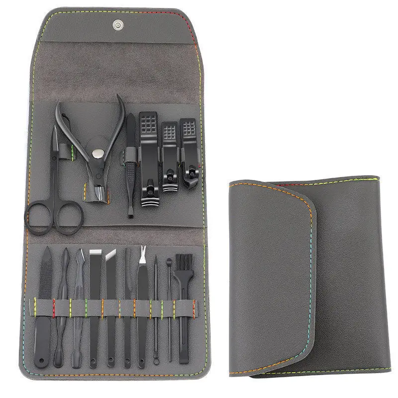 مجموعة أدوات قص الأظافر، مغرفة الأذن، مقلمة الأظافر، مقص القدم المزخرف الفردي، مقص الأظافر، ماكينة تشذيب القدم #4