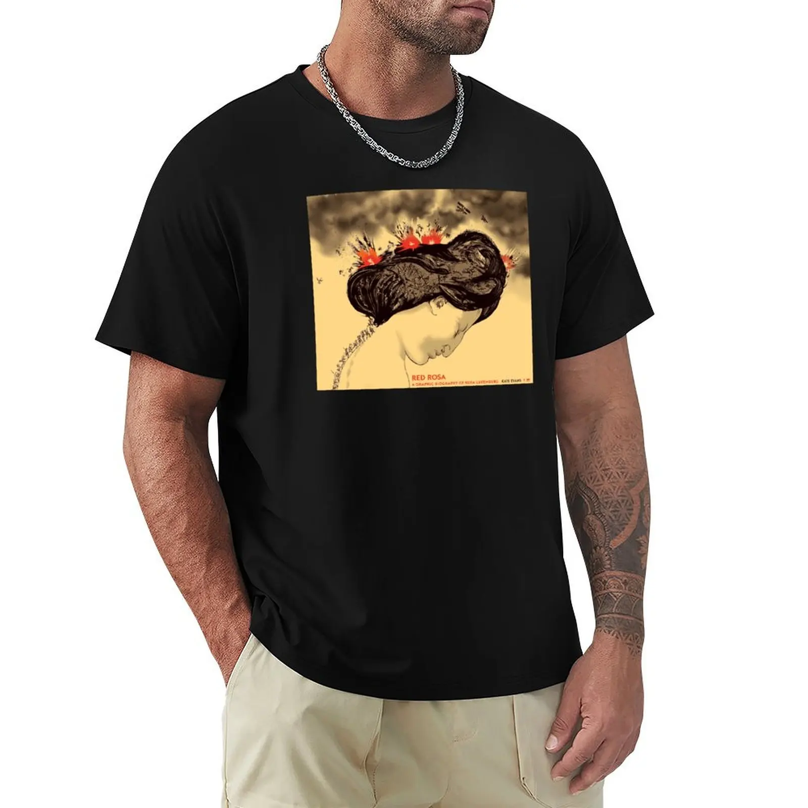 Red Rosa T-Shirt Ultra Soft Breathable Tee Top