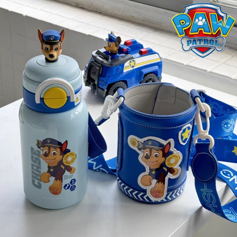 

Paw Patrol Children's Water Cup 540ml High Beauty Insulation Cup Double Layered Drinking Mouth With Straw Water Cup Gift Box