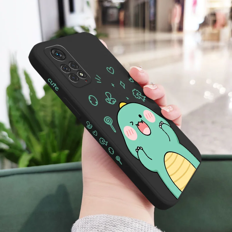 Cute Dinosaurs Phone Case For Xiaomi Redmi Note 14 13 12 11 11S 11T 10 10A 10T 10S 9T 9 8 7 Pro Plus 10C 9A 9C 9T 4G 5G Cover image 5