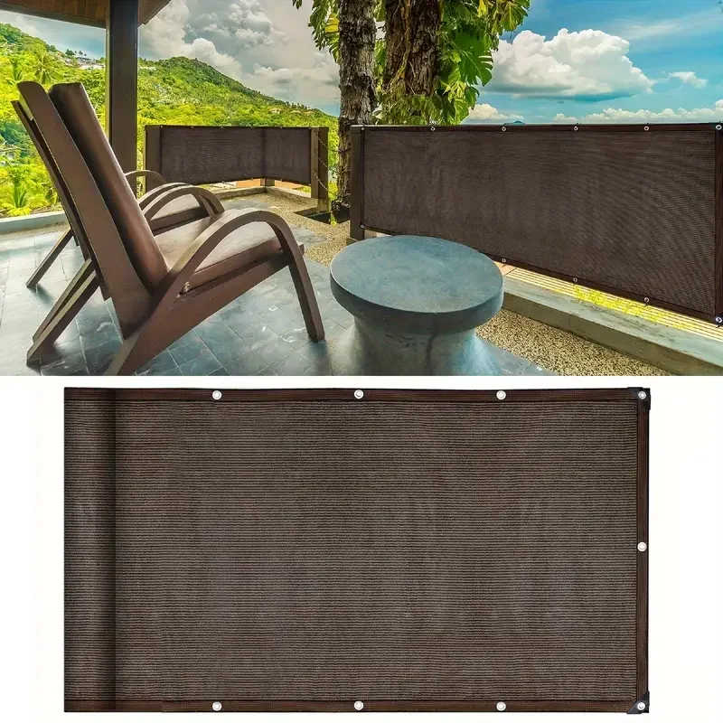 

Thickened PE UV Resistant Sunshade Net Suitable for RV Camping Balcony Insulation Sun Protection Outdoor Shading Cloth