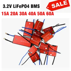 4S BMS LiFePO4 20A 30A 40A 50A 60A 8S for 12V 24V 48V Rechargeable Battery 18650 For Solar Ebike EV CAR Power Bank  Motorcycle