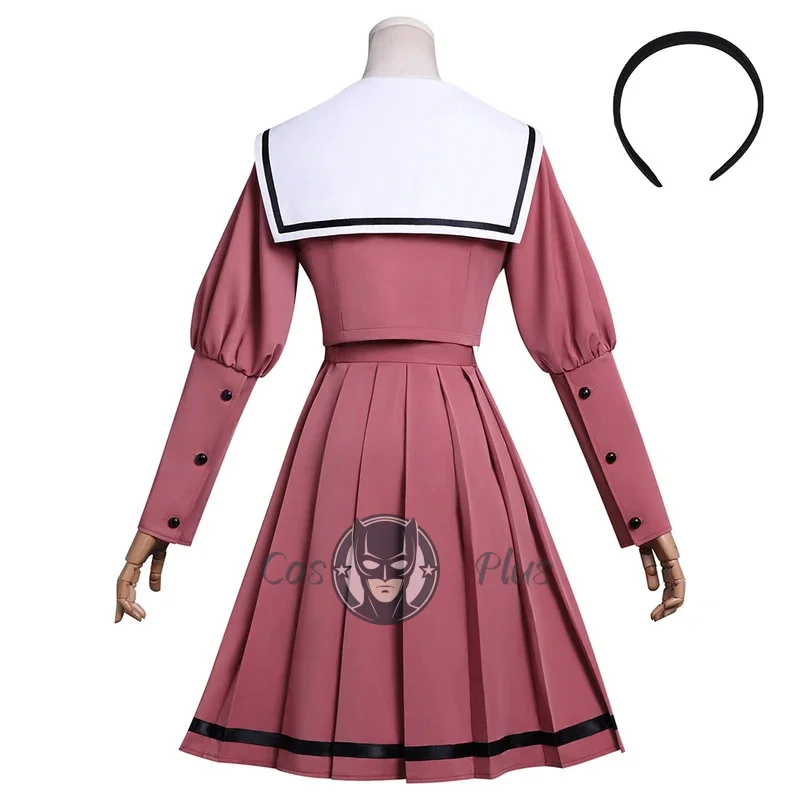 Disfraz de Cosplay de las flores fragantes con dignidad, Tops para mujeres y niñas, falda, vestido Waguri Kaoruko, uniforme escolar, conjunto de fiesta