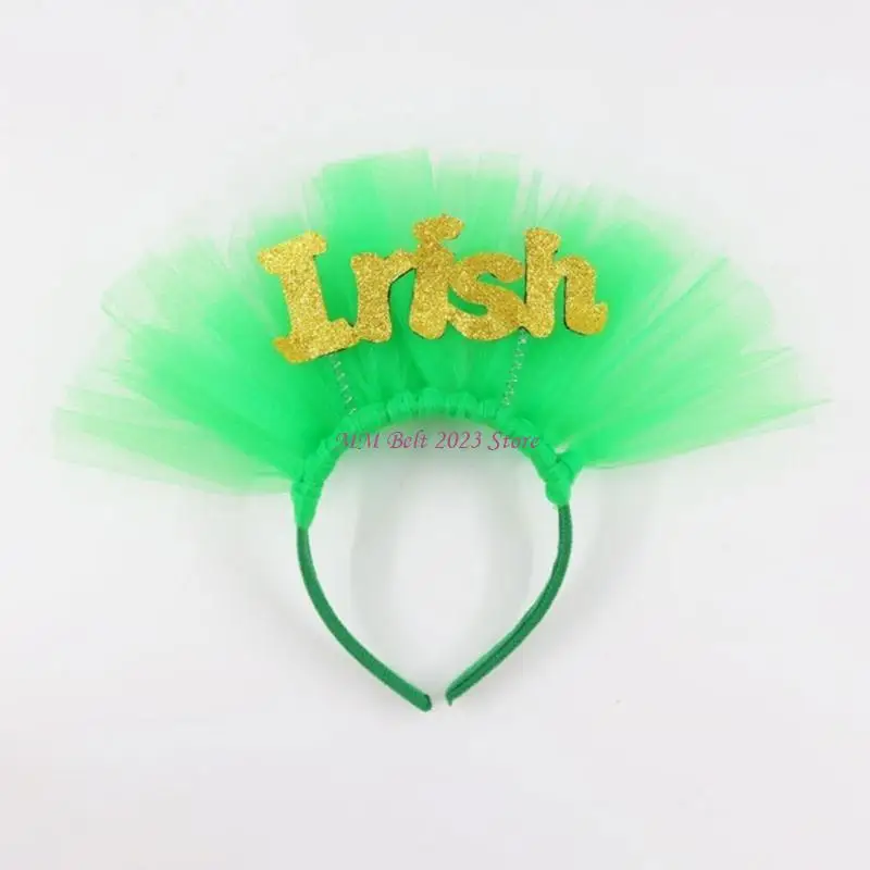 49ME 축제 헤어 밴드 세인트 패트릭 데이 파티 모자를 쓰고 있죠 성인 키즈 유니버설 머리띠