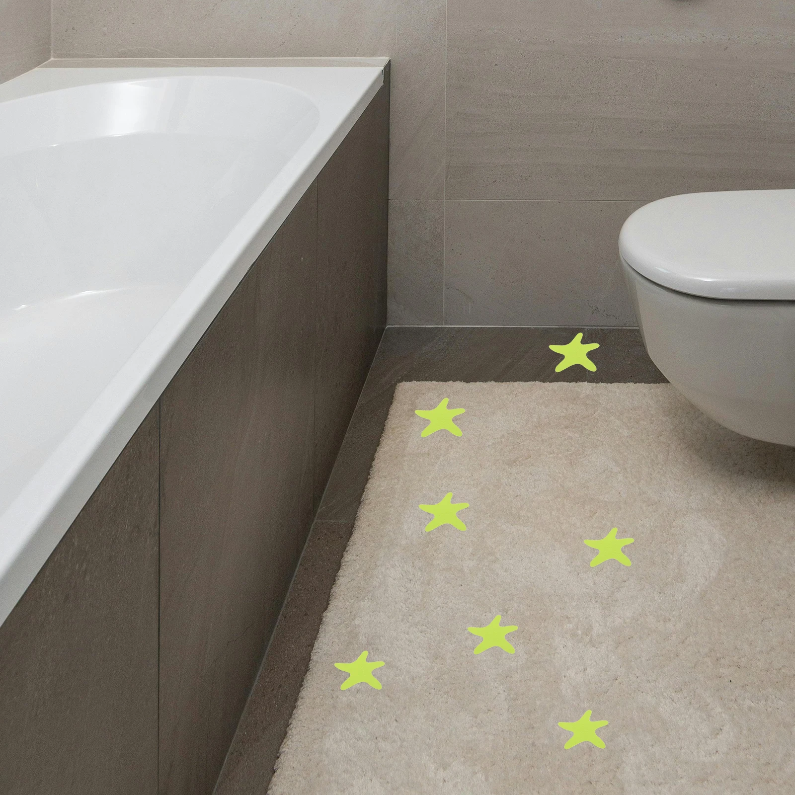

14pcs Anti Slip Bathtub Stickers Non Slip Bathroom Floor Stickers Star Design Safe Shower Tub Grip Decor Bath Accessories