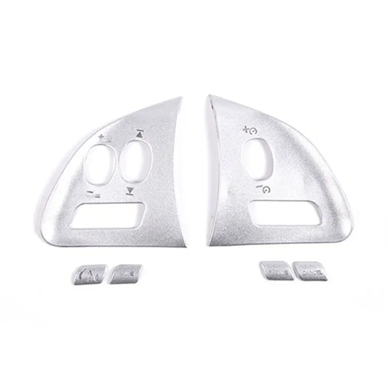 

Автомобильные аксессуары, чехлы на кнопки на руль, внутренние наклейки для Jaguar XF 2012-2015, серебристые