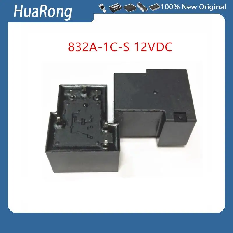 2Pcs/Lot   832A-1C-S 12VDC 24VDC  5PIN