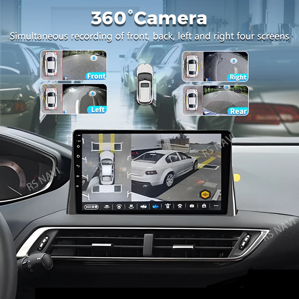 Android 15 Carplay Auto Auto Radio Für Peugeot 5008 4008 3008 2017 2018 2019 2020 Multimedia Video Player Navigation GPS Stereo