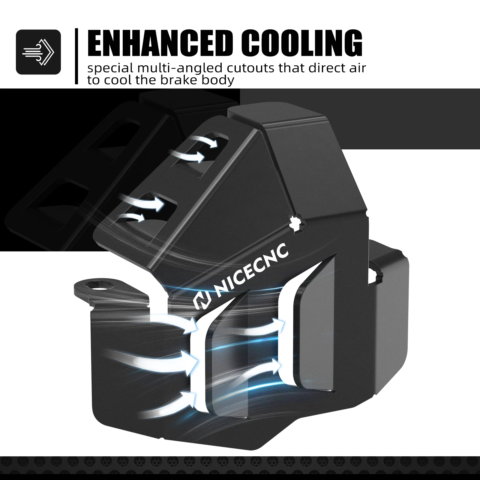 NICECNC For Surron Light Bee X Rear Brake Caliper Guard For Sur-Ron Light Bee S L1E For Segway X160 X260 Electric Dirt Bike - Image 3