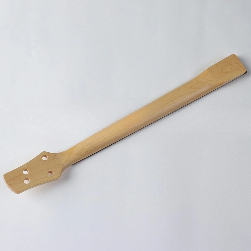 4 strings right hand 22 frets Canadian maple rosewood fretboard matte bass handle DIY bass neck