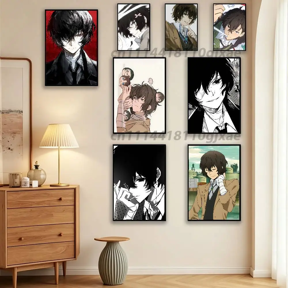 Osamu Dazai Artists Canvas Painting for Living Room Home Decor Poster Fans Gifts-unframed