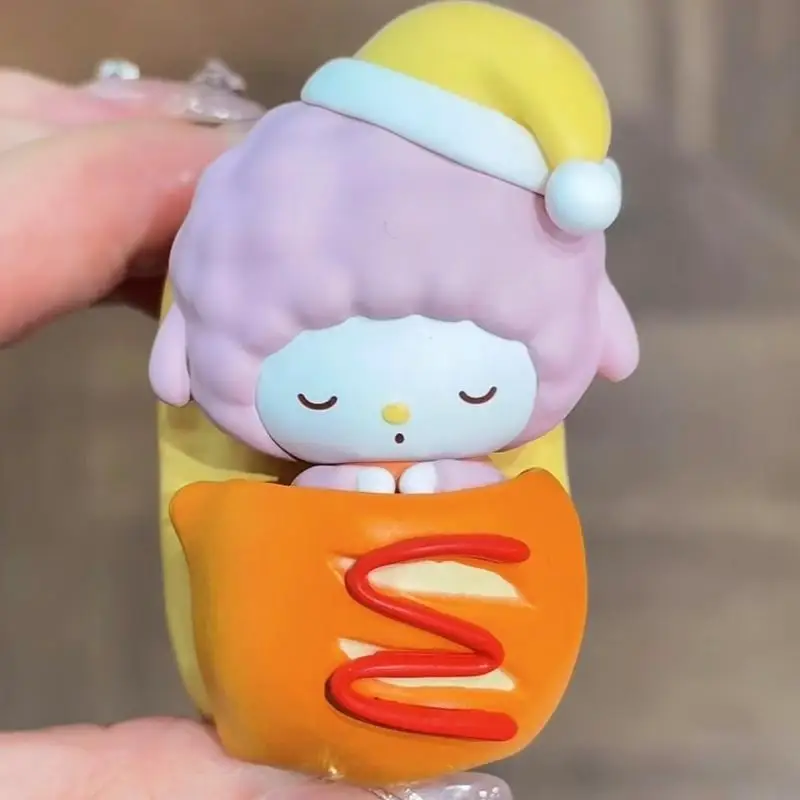 

Genuine Sanrio Happy Baking Series Blind Box Model Deaktop Ornamnet Trendy Surprise Toys Mystery Box Girls Birthday Gifts