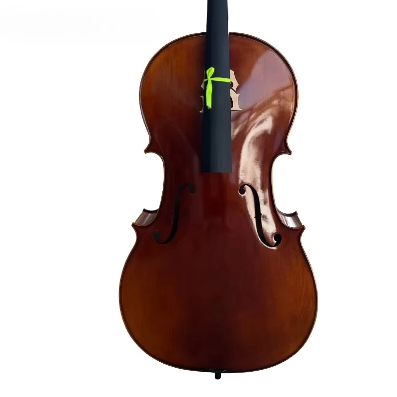 Handmade Professional Cello Flame Maple Body String Musical Instrument High Quality Hand Crafted Performance Instrument