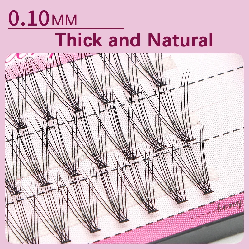 10D Cluster Mink Eyelashes 1 Box/60 Bundles 3D Individual Natural Eyelash extension makeup Tools Lashes wholesale