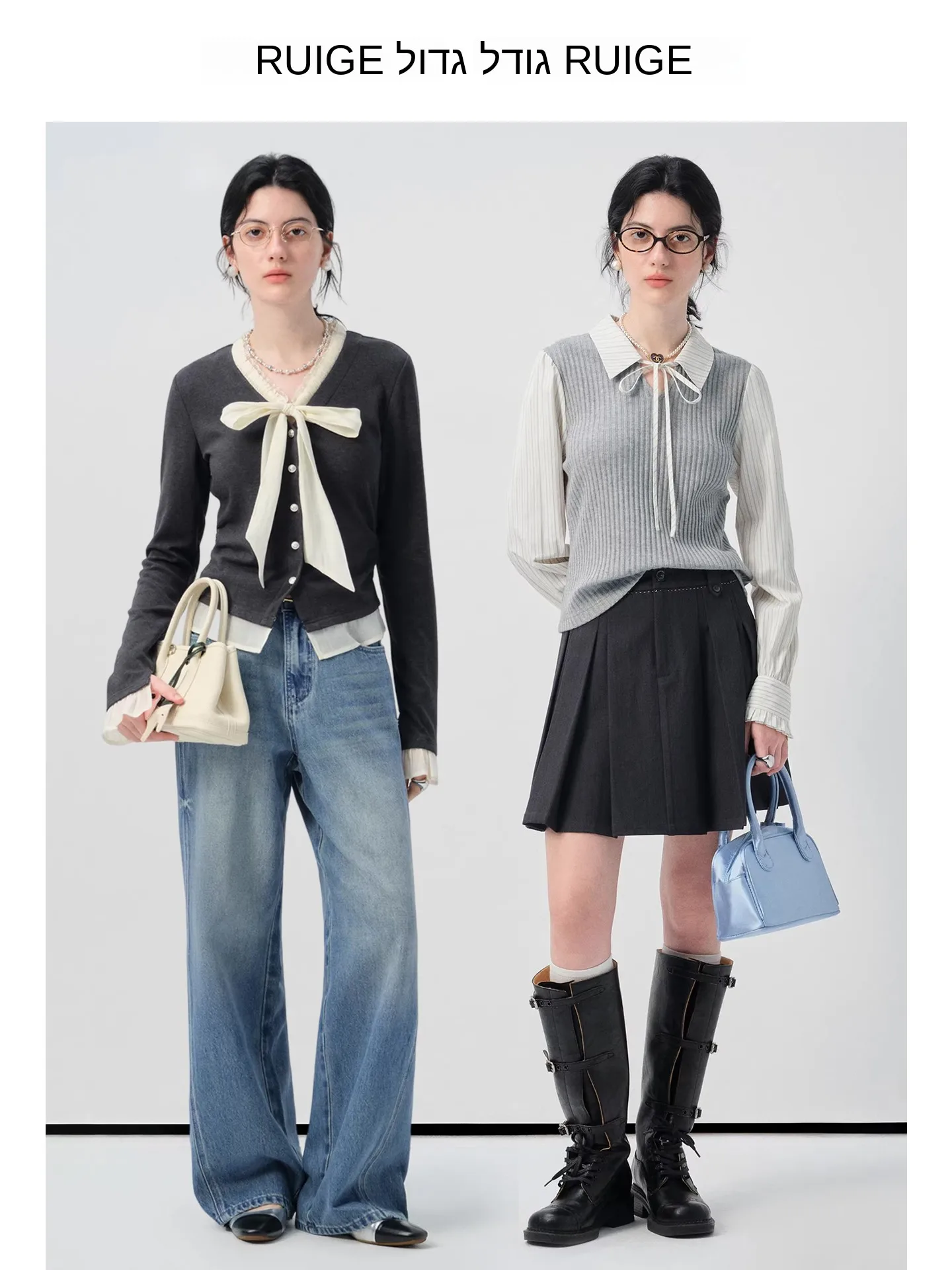 

plus Size Women's irt Knot Slim Fit Striped Knitwear Spring High Waist Buxom Top Korean Sle Breathable Long Sve