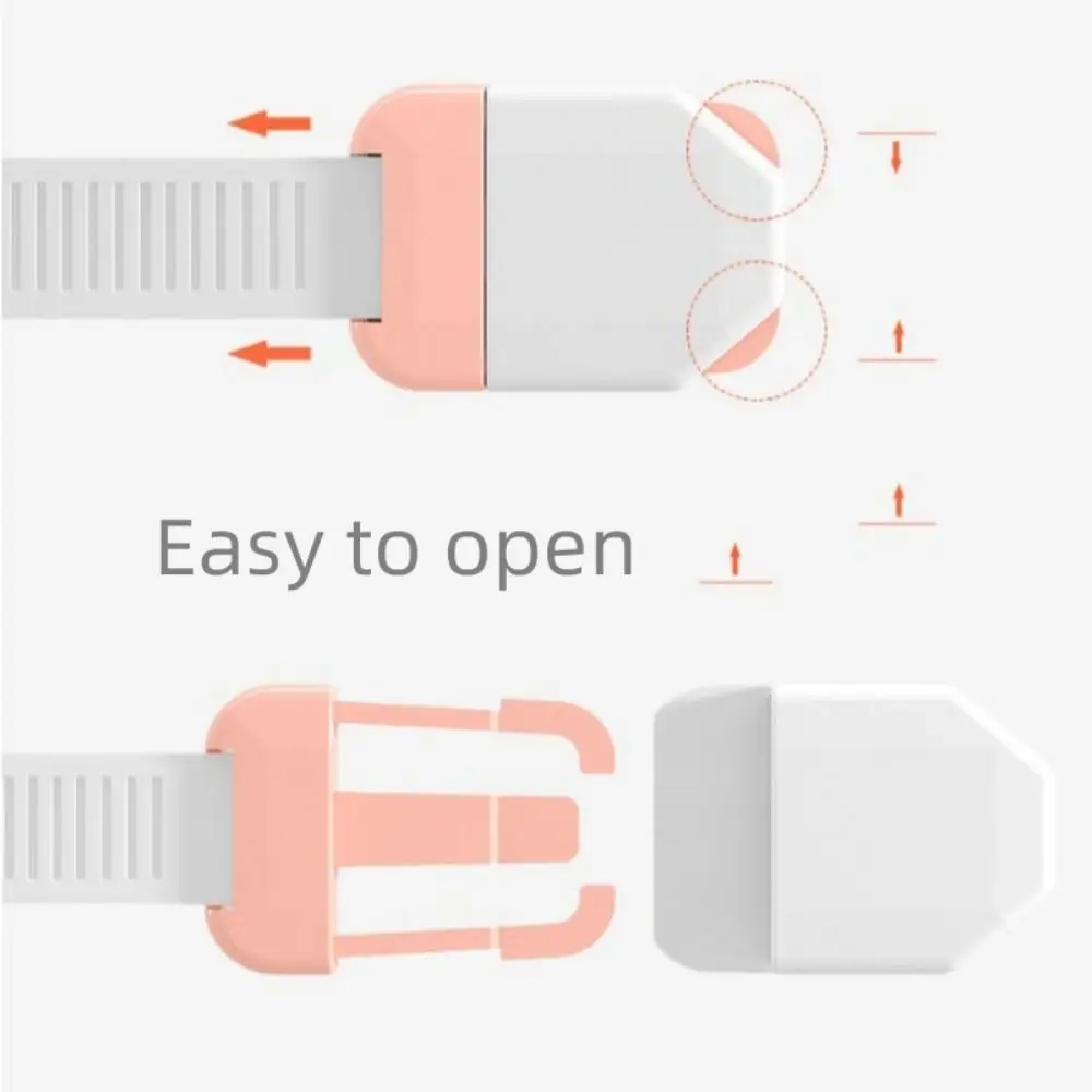 ABS Security Protection Locks Multi-function Anti-Pinching Hand Child Protect Locks Self-contained Adhesive Efficient